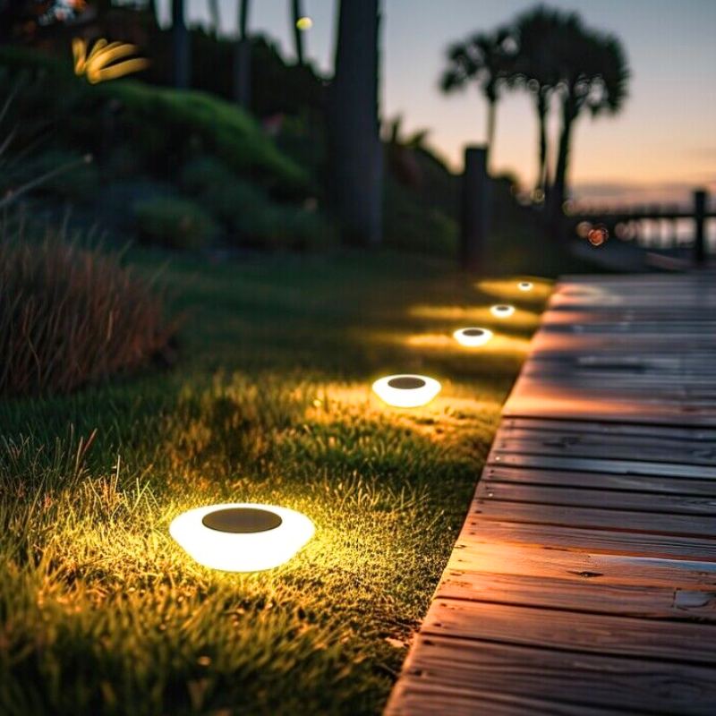 SolaGarden™ Round Recessed Lights