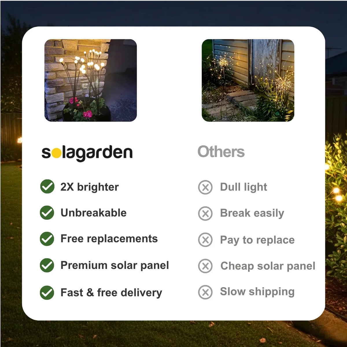 SolaGarden™ Firefly Lights