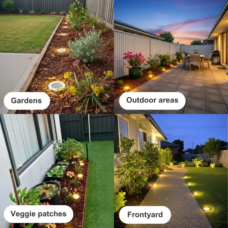 SolaGarden™ LED Ground Light Pack