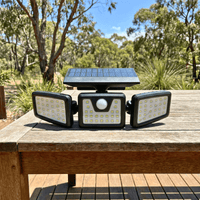 SolaGarden™ 3 Head Motion Light
